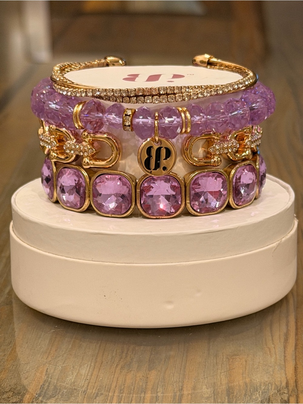Bomb Party New! Personally Curated Bracelet Stack! (4th bracelet is filler)